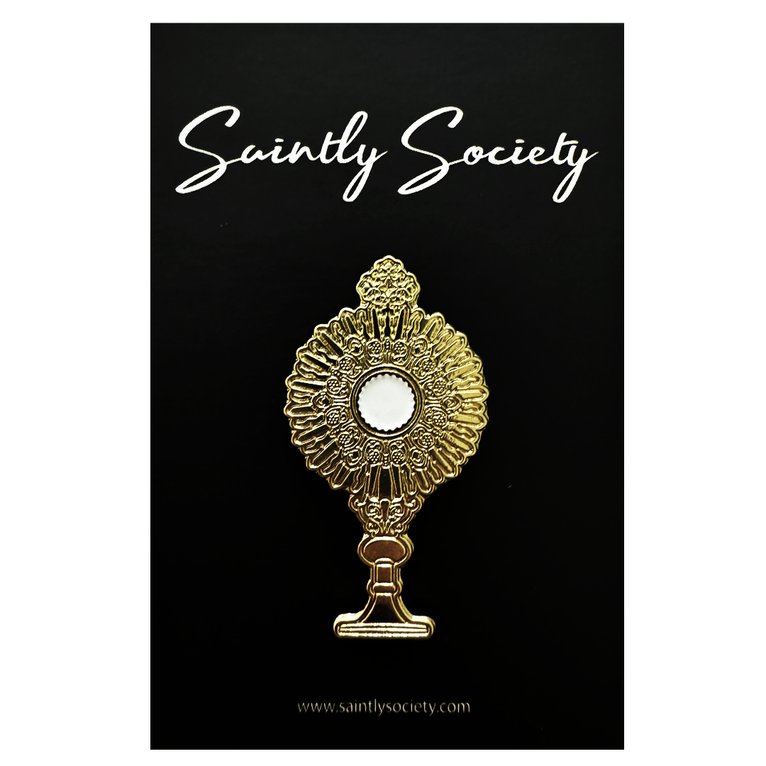Blessed Sacrament Enamel Pin