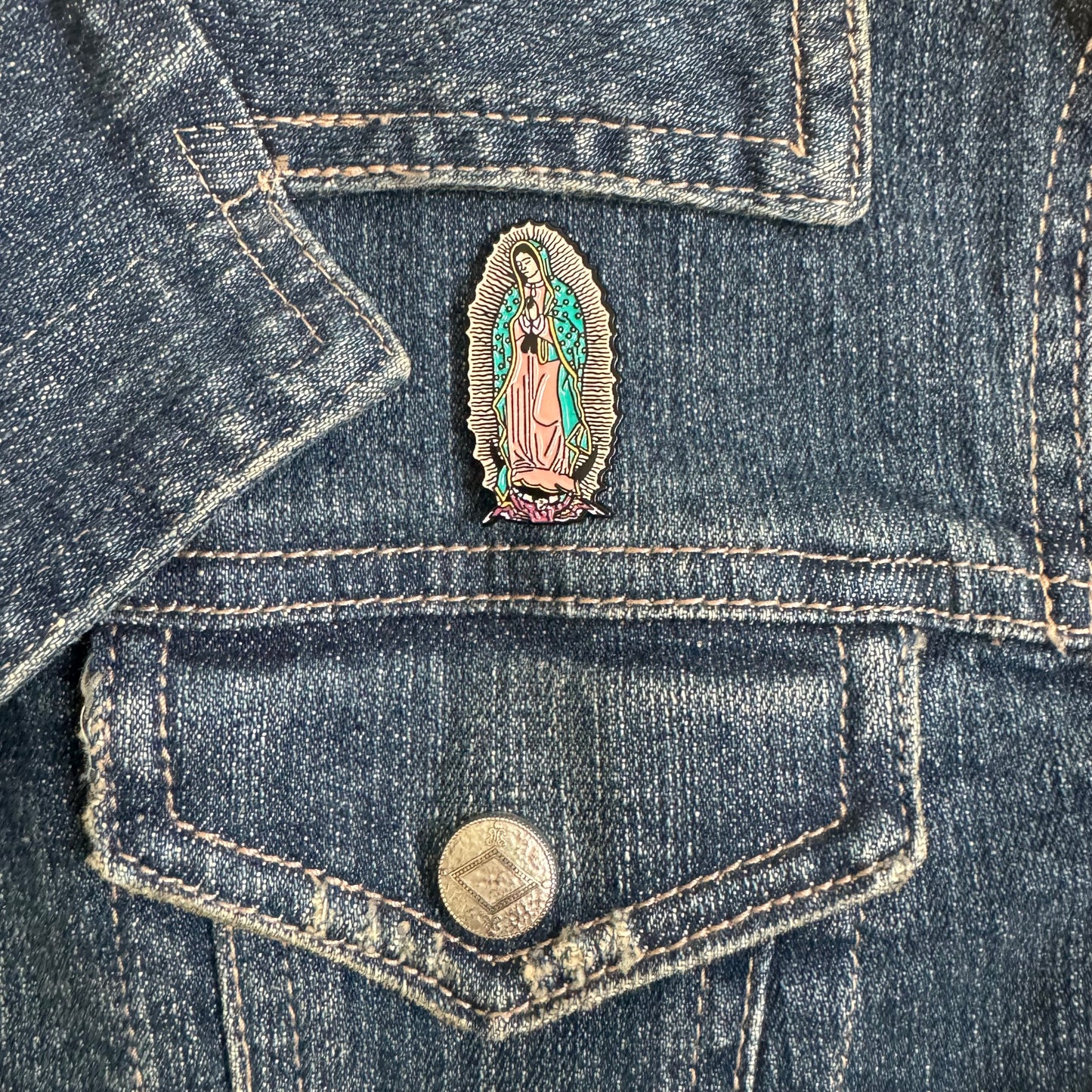 Our Lady Of Guadalupe Enamel Pin