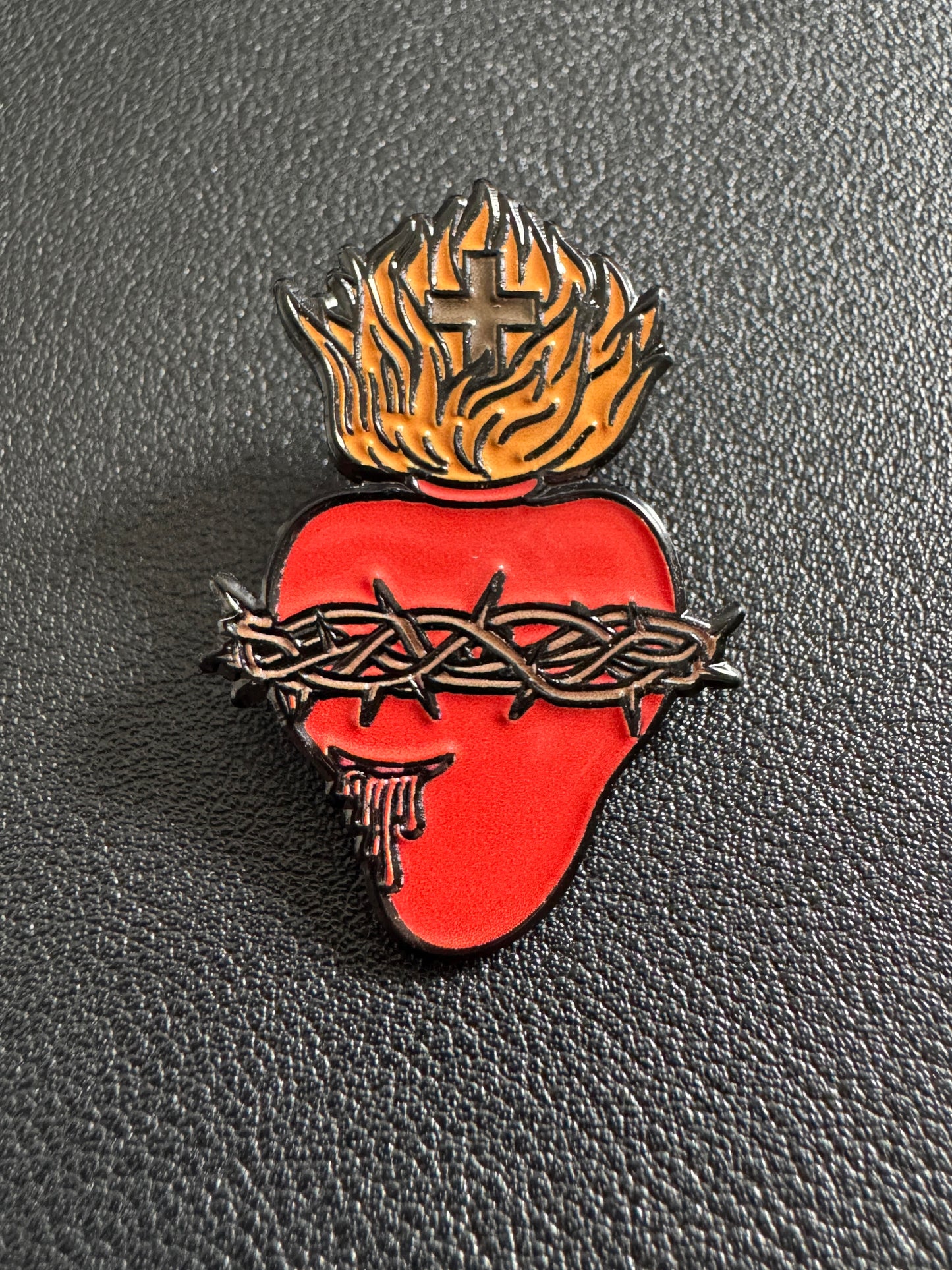 Sacred Heart of Jesus Enamel Pin