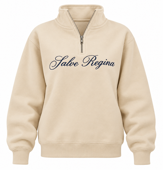 Salve Regina Quarter Zip - Cream