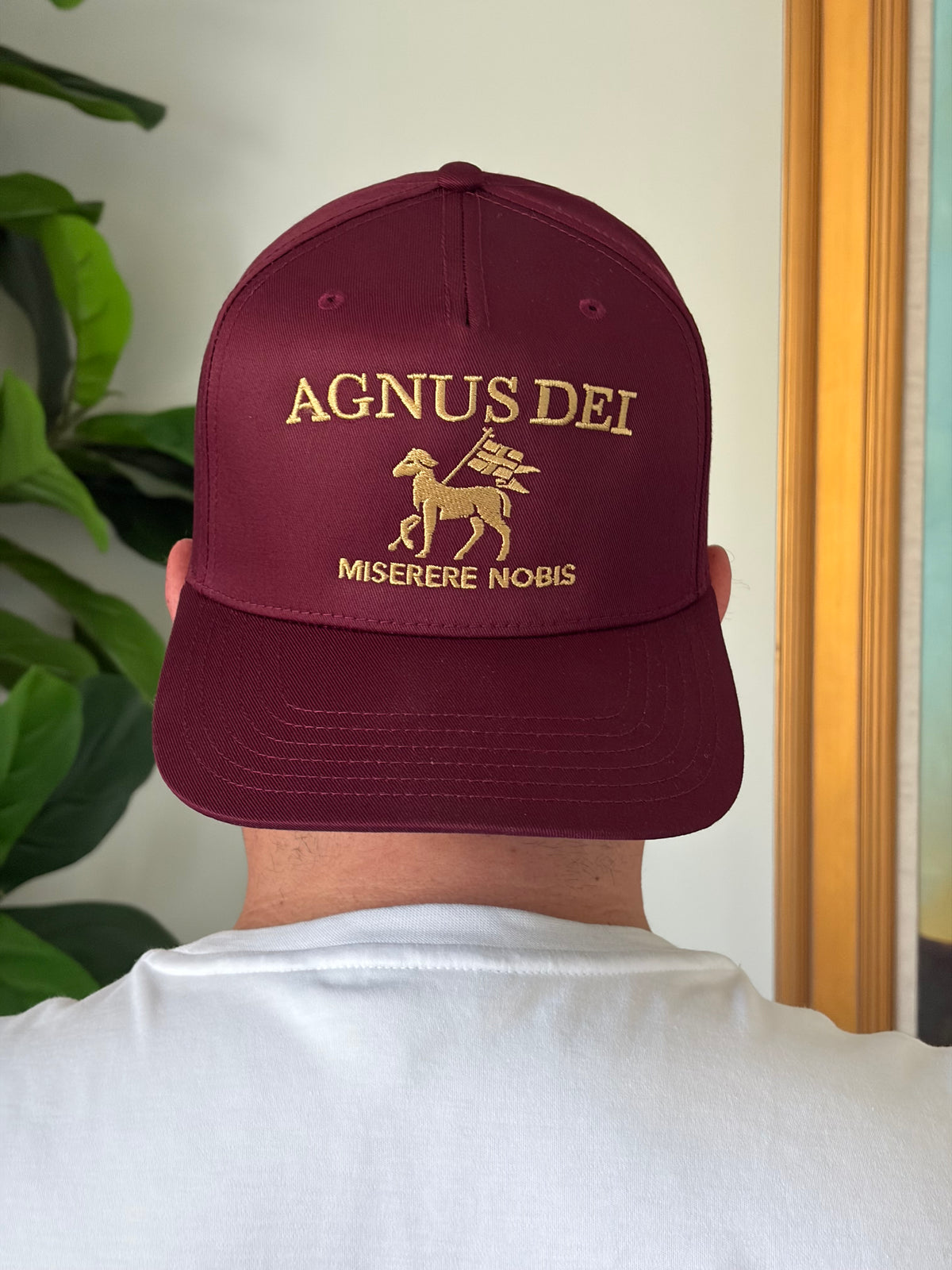 Agnus Dei Snapback Maroon