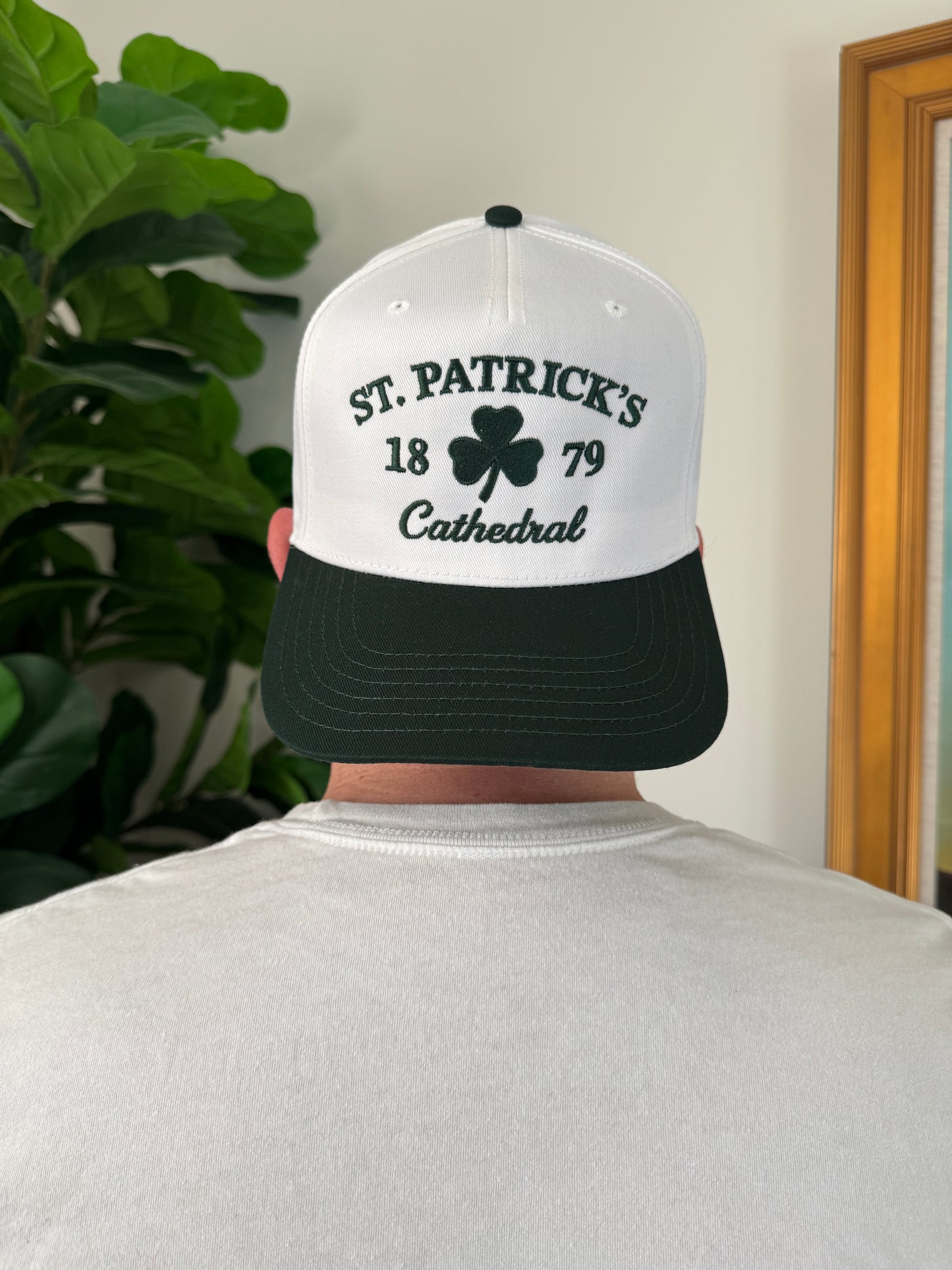 St. Patrick's Snapback White and Green