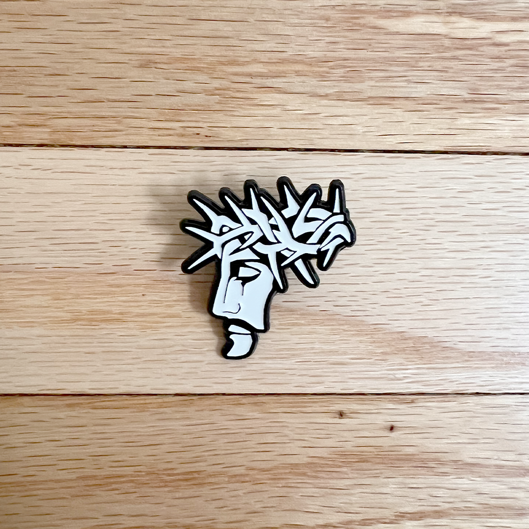 Crown Of Thorns Enamel Pin